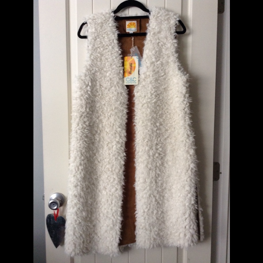 Reversible Faux Fur Vest